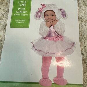 Little Lamb Infant Costume - Pink and White
